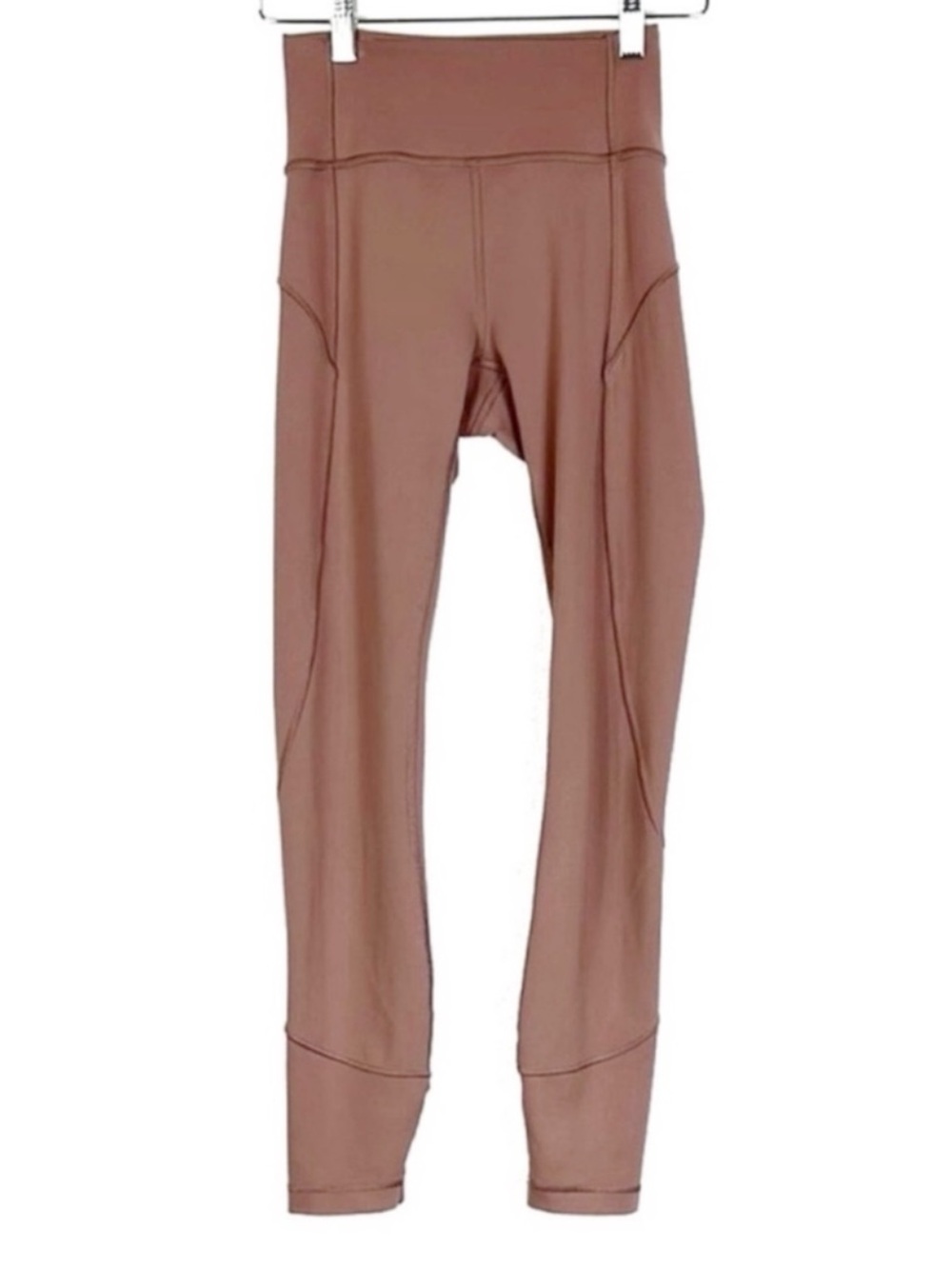 Lululemon High Rise In Movement Everlux Mauve Pink Legging tights Size 2 EUC